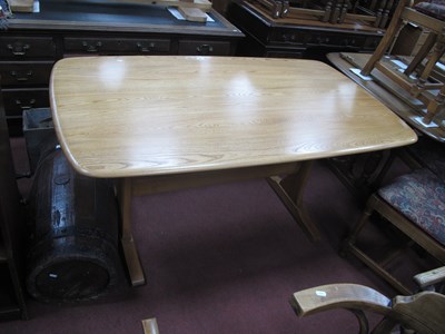 Lot 1649 - Ercol Blonde Ash Rectangular Dining Table,...