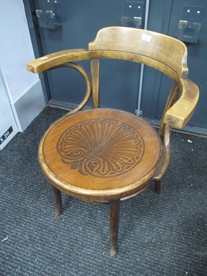 Lot 1656 - Thonet, 1920s Bentwood Armchair, with...