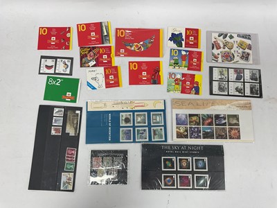 Lot 1394 - First Class Stamp Sets of Ten Booklets (x 9)...