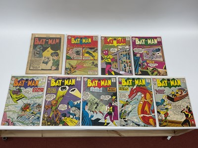 Lot 929 - Nine Batman Golden and Silver Age comics by DC....