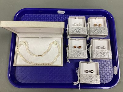 Lot 216 - A Single Strand Pearl Bead Necklace, of...