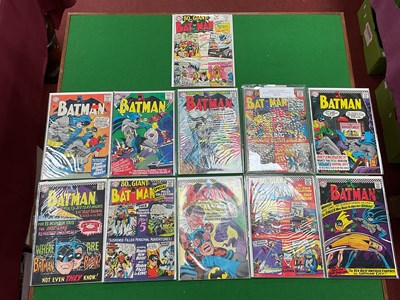 Lot 853 - Eleven DC Batman Silver Age comics. Comprising...