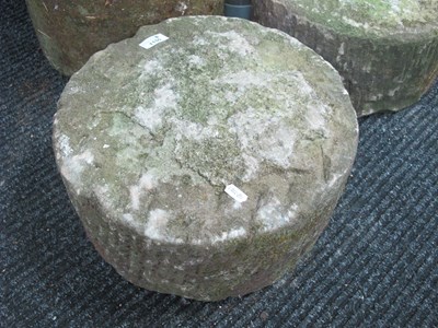 Lot 1155 - XIX Century Millstone Grinding Wheel, 36cm...