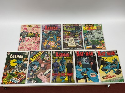 Lot 811 - Nine Silver Age DC Batman comics. Comprising...