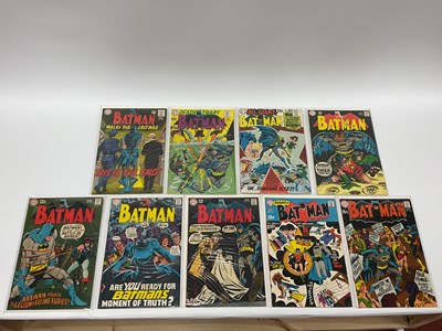 Lot 822 - Nine DC Silver Age Batman comics. Comprising...