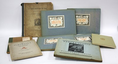 Lot 1480 - Five Vols Modern Masters of Etching, Whistler,...