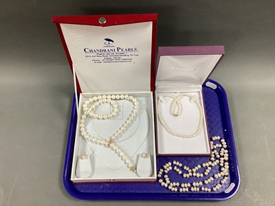 Lot 213 - A Single Strand Pearl Bead Necklace, of...