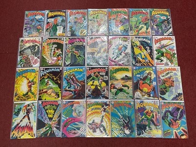 Lot 860 - Twenty Eight Aquaman comics by DC. Comprising...