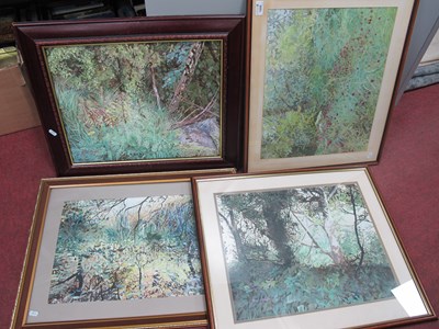 Lot 1006 - Jean Smith (Sheffield Artist) Woodland &...