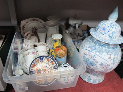 Lot 1038 - Royal Stafford Tea Ware, vases, Oriental bowl,...