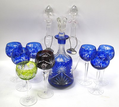 Lot 1308 - Pair of Spirit Decanters with Stoppers and...