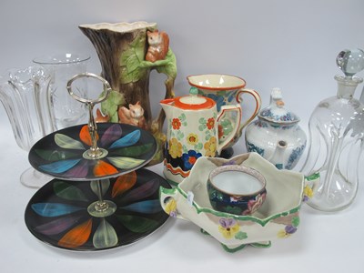 Lot 1286 - Wade's 1930s Coffee Pot, similar jug, and Old...