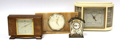 Lot 1499 - Elliott Walnut Cased Mantle Clock, for Burrell...