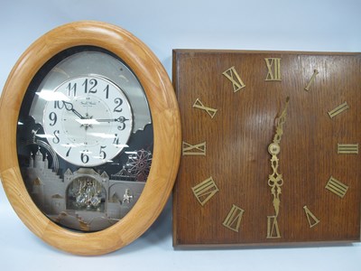 Lot 1503 - Clocks, comprising a Japanese Small World...