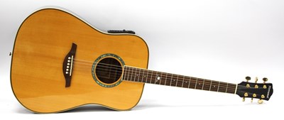 Lot 1419 - Fleetwood Acoustic Guitar, fiddlers green...