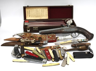 Lot 1414 - Swiss Army Pen Knife, other pen knives,...