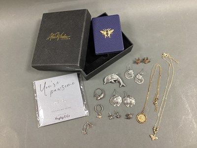 Lot 170 - A Collection of "925" and Other Animal Themed...