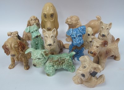 Lot 1282 - Sylvac Pottery Dogs - Usually Terriers in tan,...