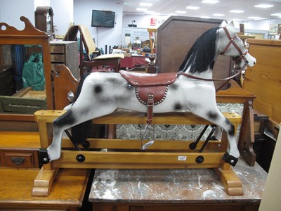 Lot 1621 - Dappled Rocking Horse for a Small Child,...