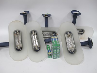 Lot 1507 - Arteluce, Jill, Wall Lights, each with oval...