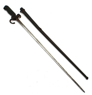 Lot 442 - XIX Century French M1886 Lebel Bayonet,...