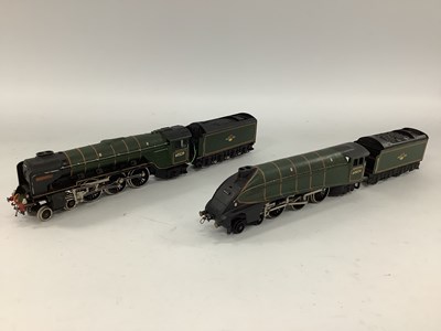 Lot 590 - Two 00 gauge ex-LNER pacific locomotives: a...