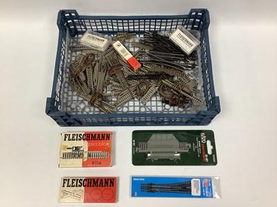 Lot 501 - A quantity of N gauge track by Fleischmann,...
