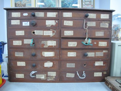 Lot 1510 - XX Century Mahogany Table Top Cabinet, with...