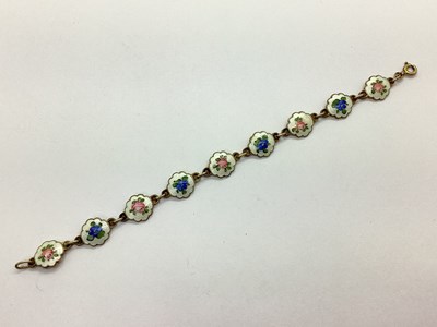 Lot 126 - Ivor Holth, Norway; A White Guilloche Enamel...