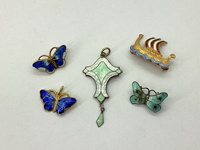 Lot 188 - Ole Petter Raasch Olsen; A Dainty Blue and...