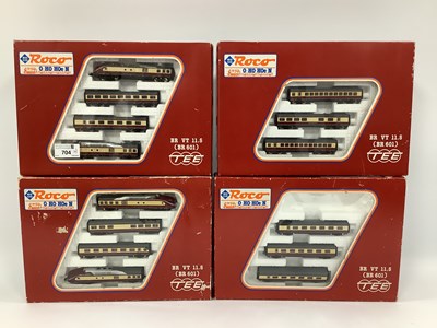 Lot 704 - A collection of Roco Trans-Europe Express VT...