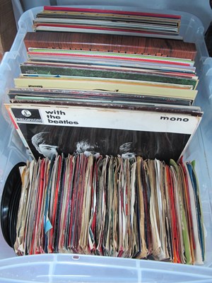 Lot 1455 - Mix of Vinyl LPs and 7" Singles, over 150...
