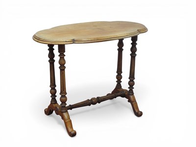 Lot 1553 - A XIX Century Walnut Occasional Table, with...