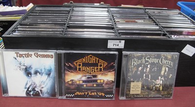 Lot 714 - Lot of 50+ Rock and Heavy Metal CDs.