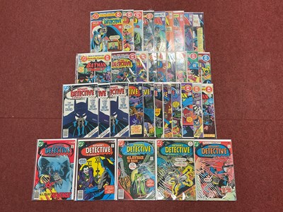 Lot 851 - Thirty Four Bronze Age Detective Comics by DC....