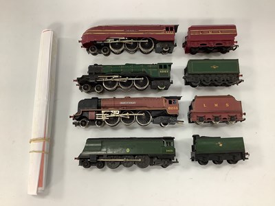 Lot 602 - Four Triang and Hornby 00 gauge 4-6-2...