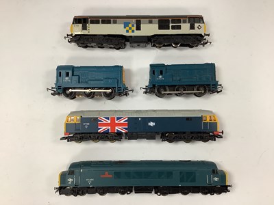 Lot 624 - Five 00 gauge diesel locomotives: a Mainline...