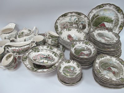 Lot 1260 - Johnson Brothers “The Friendly Village”...
