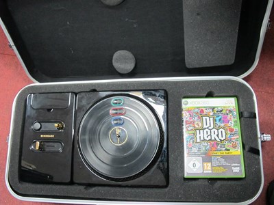 Lot 1033 - Xbox 360 DJ Hero Renegade Edition turntable in...