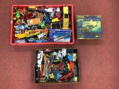 Lot 416 - A quantity of diecast, pressed steel model...
