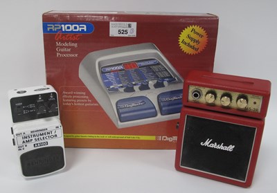 Lot 525 - Collection of Three Guitar Pedals, Behringer...