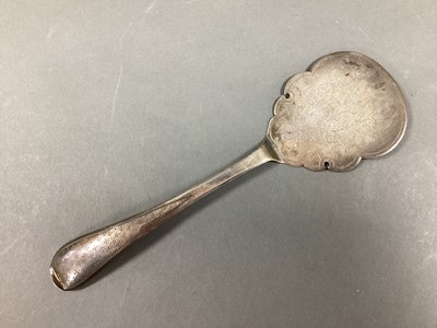 Lot 22 - A Dutch Pastry Server, of shaped design with...