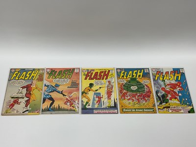 Lot 873 - Five DC The Flash Silver Age comics....