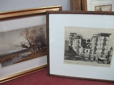 Lot 1581 - Kenneth Holmes 1902-1994 Signed Etching of a...
