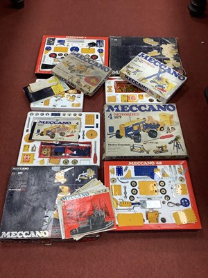 Lot 409 - Five Meccano Sets comprising of Set #8, #4M,...