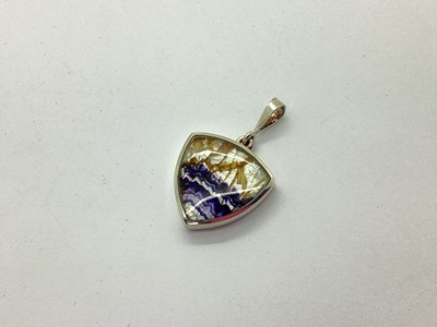 Lot 112 - David Scott Walker Hallmarked Silver Blue John...