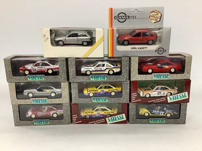 Lot 587 - Eleven 1:43rd Scale Diecast Model Opel Cars....