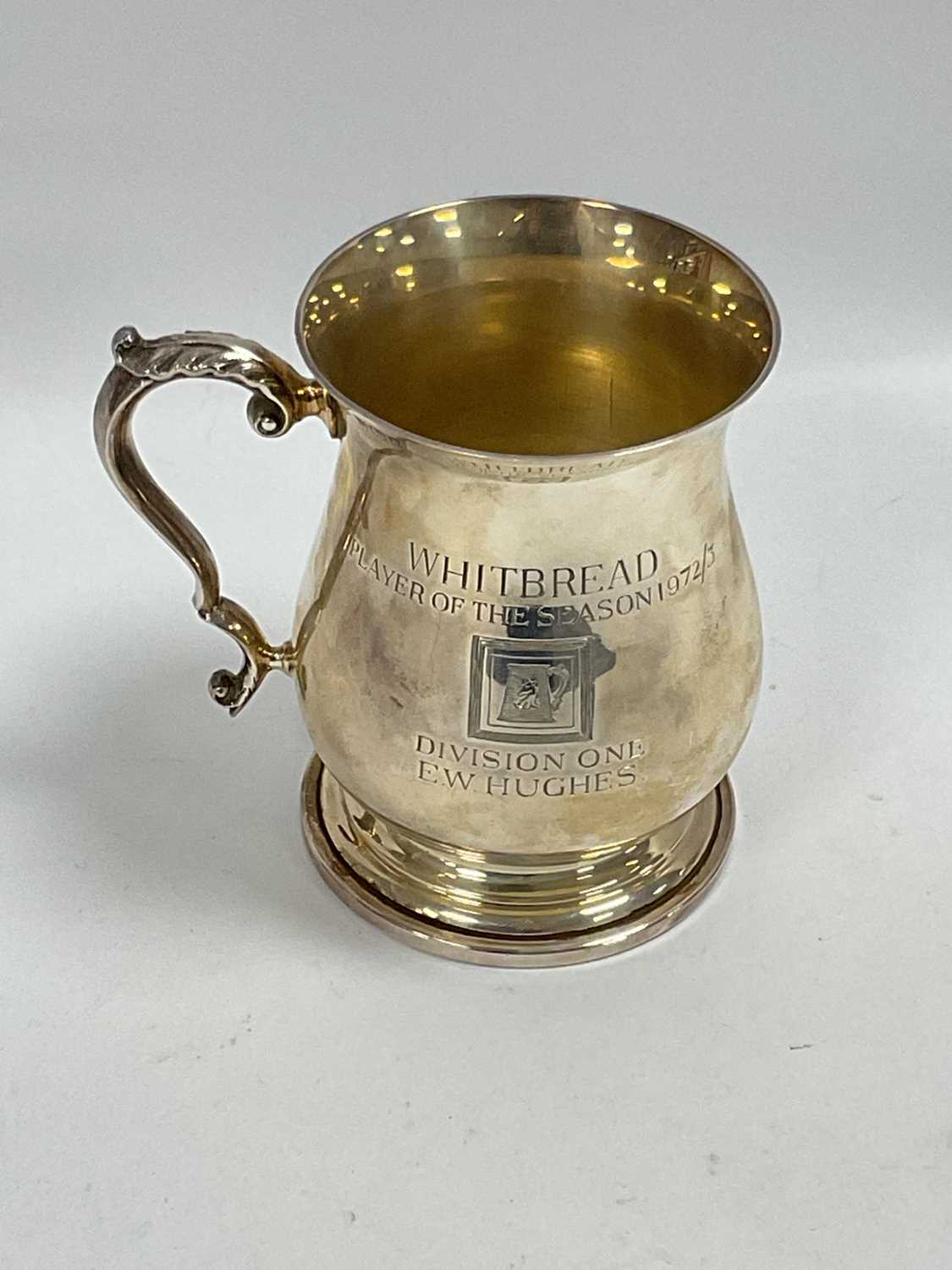 Lot 3 - A Hallmarked Silver Tankard, R&D, Birmingham...
