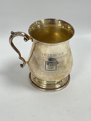 Lot 3 - A Hallmarked Silver Tankard, R&D, Birmingham...
