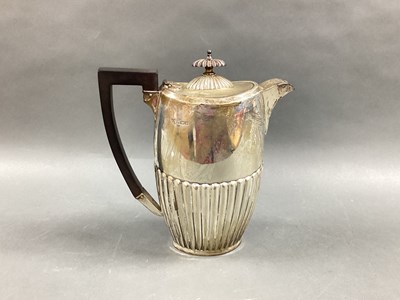 Lot 17 - A Hallmarked Silver Hot Water Pot, Sheffield...